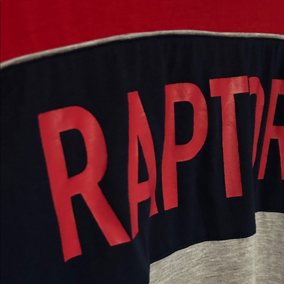 Toronto Raptors Red and Gray T-Shirt - Picture 3 of 5